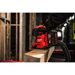 Шліфмашина вібраційна акумуляторна MILWAUKEE, M18 BQSS-502B, 113х104мм (зарядний пристрій М12-18 С, 2 акумулятори М18 В5 5Аг, су - мініатюра 8