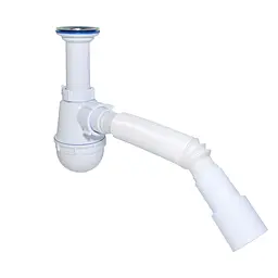 Сифон для мийки Waterstal А-40029 з гофрою 1 1/2″ 000013267