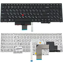 Клавіатура для ноутбука LENOVO (ThinkPad Edge: E530, E535, E545) rus, black - мініатюра 2