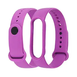 Ремінець силіконовий для Xiaomi Mi Band 5/6 колір 13 фіолетовий