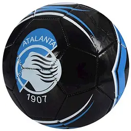 М'яч футбольний METR розмір 5 ПВХ вага 270-290г чорний EV-3361 1,8мм ATALANTA