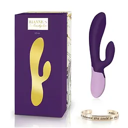 Вібратор-кролик Rianne S: Xena Purple/Lilac, 10 режимів, медичний силікон, подарункове паковання - мініатюра 6