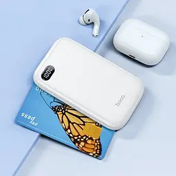Портативна батарея Power Bank Hoco Q2 Galax PD20W USB-A22.5W 10000 mAh White - мініатюра 3