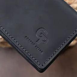 Візитниця з обкладинкою для ID-паспорта з натуральної шкіри Grande Pelle 11291 чорна - мініатюра 10