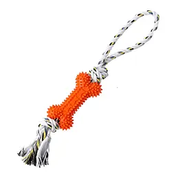 Інтерактивна іграшка для дресирування собак Derby Tug Ball Toy з кісточкою