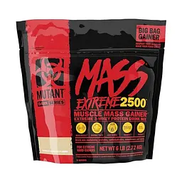 Гейнер Mutant Mass Extreme 2500, 2.72 кг - Потрійний шоколад