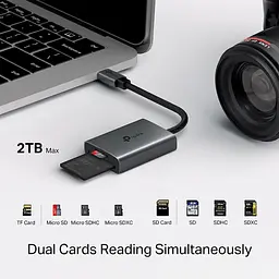 Кардрiдер TP-Link iдер USB 3.0 Type-C до SD microSD UA440C (UA440C) - мініатюра 6