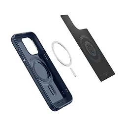Чехол Spigen Mag Armor MagSafe для iPhone 15 Pro Navy Blue (ACS06737) + защитное стекло - мініатюра 7