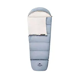 Дитячий спальний мішок Naturehike С300 NH21MSD01 (190х75см) Блакитний - мініатюра 2