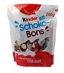 Цукерки Kinder schoko bons 200 г