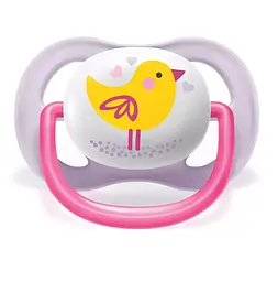Пустушка Philips Avent Ultra Air Animal для дівчинки, 0-6 місяців, 2 шт. (SCF080/06) - мініатюра 3