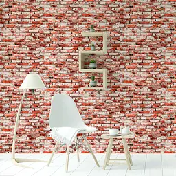 Декоративна 3D панель Sticker Wall 700х770х4мм Червоно-біла цегла 341 SW-00000533 - мініатюра 5