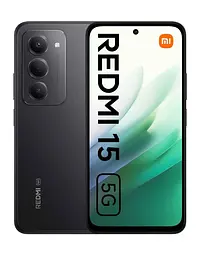 Смартфон Xiaomi Redmi 15 5G 4/128GB Midnight Black NFC (NO Adapter) - мініатюра 1