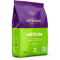 Кава в зернах Lofbergs Medium 1 кг