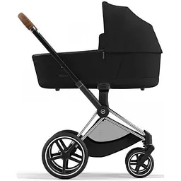 Коляска Cybex Priam 4.0 шасі Chrome Brown + люлька Sepia Black