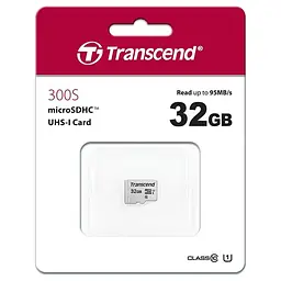 Карта пам'яті Transcend MicroSDHC 32GB UHS-I Class 10 300S (TS32GUSD300S) - мініатюра 2