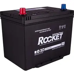 Автомобільний акумулятор Rocket 80Ah ASIA +/- 670CCA SMF 85D26R