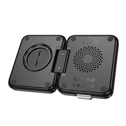 Бездротовий індукційний зарядний пристрій Hoco CQ11 3-in-1 MagSafe 15W Black (35188_3345262) - мініатюра 7