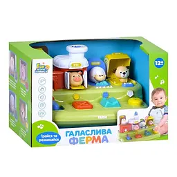 Обучающая игра "Шумная ферма" FT 0059 LimoToy, ,домашние животные, на укр.языке, стихи, песня, в коробке (6903317712816)