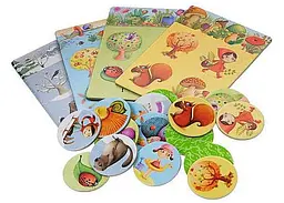 Настільна гра Djeco Дитяче лото. 4 сезони (Loto 4 seasons, 16 pcs) (DJ08123) - мініатюра 3