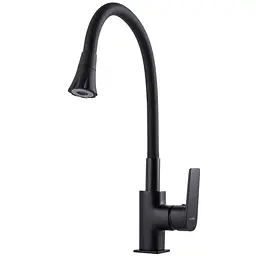 Змішувач для кухні Globus Lux Bonn GLB-0203SA-BB-B01 Чорний матовий