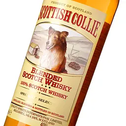 Віскі Scottish Collie Blended Scotch Whisky 40% 0.7 л у тубусі - мініатюра 5