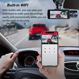 Автомобільний відеореєстратор D-310 (2 камери) Wi-Fi Full HD - мініатюра 6