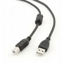 Кабель Cablexpert USB - USB Type-B V 2.0 (M/M), 4.5 м, Premium, Black (CCP-USB2-AMBM-15)