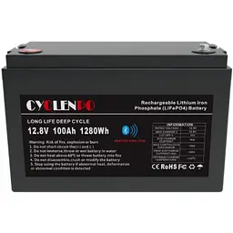 Акумулятор Cyclen 12.8V 100AH LiFePo4 (підігрів/Bluetooth) - мініатюра 4
