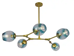 Люстра молекула Levistella 752L7731-5 GD+BL