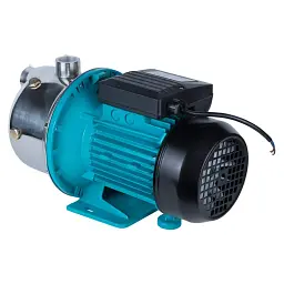 Насос відцентровий самовсмоктуючий 0.75кВт Hmax 46м Qmax 50л/хв нерж AQUATICA JETSa60 (775097) - мініатюра 3