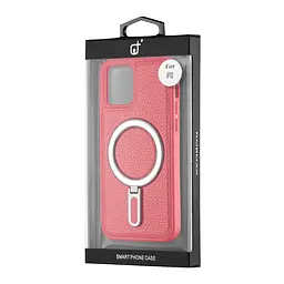 Чохол Jinduka Leather Ringo iPhone 12 Red - мініатюра 2