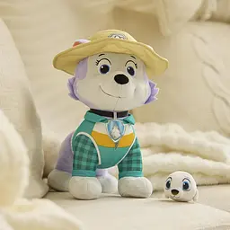М'яка іграшка Paw Patrol Цуценячий патруль Цуценя Еверест з улюбленцем 30 см (SM47401/7687) - мініатюра 6