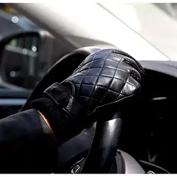 Рукавички шкіряні чоловічі Qimian Sheepskin Gloves size S Black [62913] - мініатюра 3