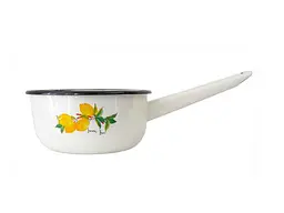 Ківш ем. IDILIA 1,5л /2 без кришки "Лимонне дерево (біла)" I21082/2