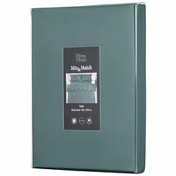 Підковдра Ardesto Mix&Match Premium, 160х220см, 100% бавовна, сатин, зелений (ART1622DVE) - мініатюра 4