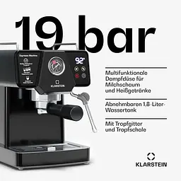 Кавоварка Klarstein Libeica 19 бар (10046426) - мініатюра 4