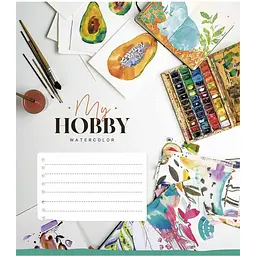 Зошит учнівський Школярик My hobby, в клітинку, 18 аркушів, ВД-лак, 25 шт. (018-3215K) - мініатюра 5