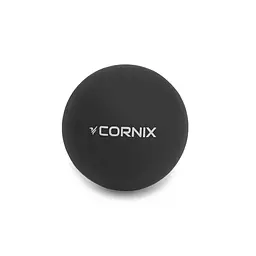 Масажний м'яч Cornix Lacrosse Ball 6.3 см XR-0118 Black