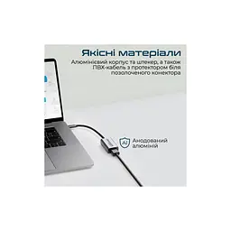 Перехідник USB-C to HDMI 4K30Hz grey Promate (medialink-h1.grey) - мініатюра 4