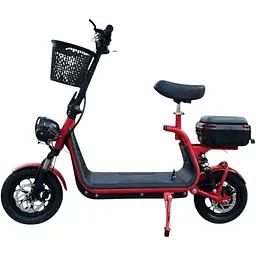 Електросамокат із сидінням 14" Giant U12 Max (800W, 48V, 15Ah) з кофром-багажником Червоний