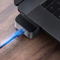 USB-хаб Baseus Armor Age Type-C Bracket Multifunctional Hub Adapter Space Gray (CAHUB-AJ0G) [72636] - мініатюра 10