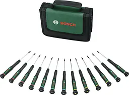 Викрутка прецизійна SL, PH, TX, HEX, сталь CrV, набір 13шт Bosch hoz0014140 - мініатюра 5