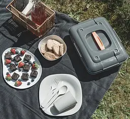 Набір посуду для пікніка Easy Camp Picnic Box M (680239) - мініатюра 4