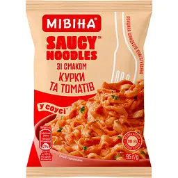 Локшина швидкого приготування Мівіна Saucy Noodles зі смаком курки та томатів 95 г