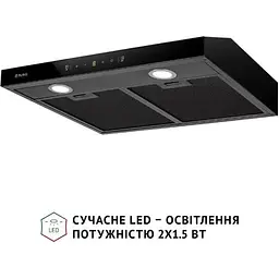 Витяжка пласка Perfelli RINCI 6CWB Nero - мініатюра 3