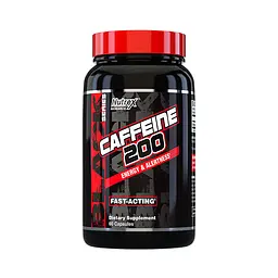 Предтренувальний комплекс Caffeine 200, 60 капсул Nutrex Research fit0014629