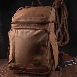 Текстильний рюкзак з кишенею для ноутбука. Vintage 28х42х13 см sum0027391 - мініатюра 6
