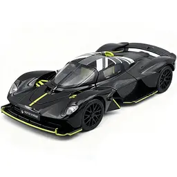 Колекційна металева модель автомобіля Автопром Aston Martin Valkyrie 2024 зі світлом та звуком 1:23 - мініатюра 4