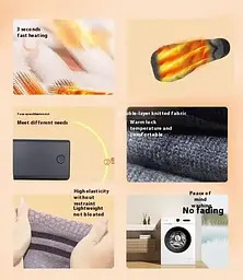 Шкарпетки з підігрівом ZBHSWZ07 з блоком живлення 5000mAh 38-44р. (Сірі) - мініатюра 6